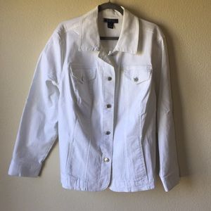 White denim jacket